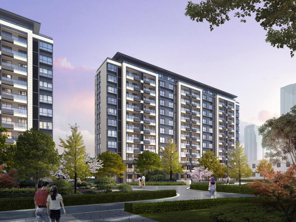 中丞61时代天境项目外立面颜色调整方案批前公示