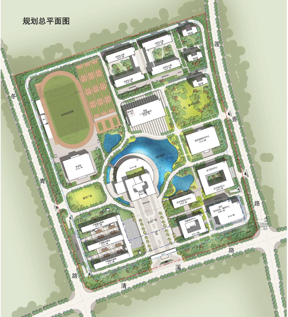 北关区昼锦学校规划图图片