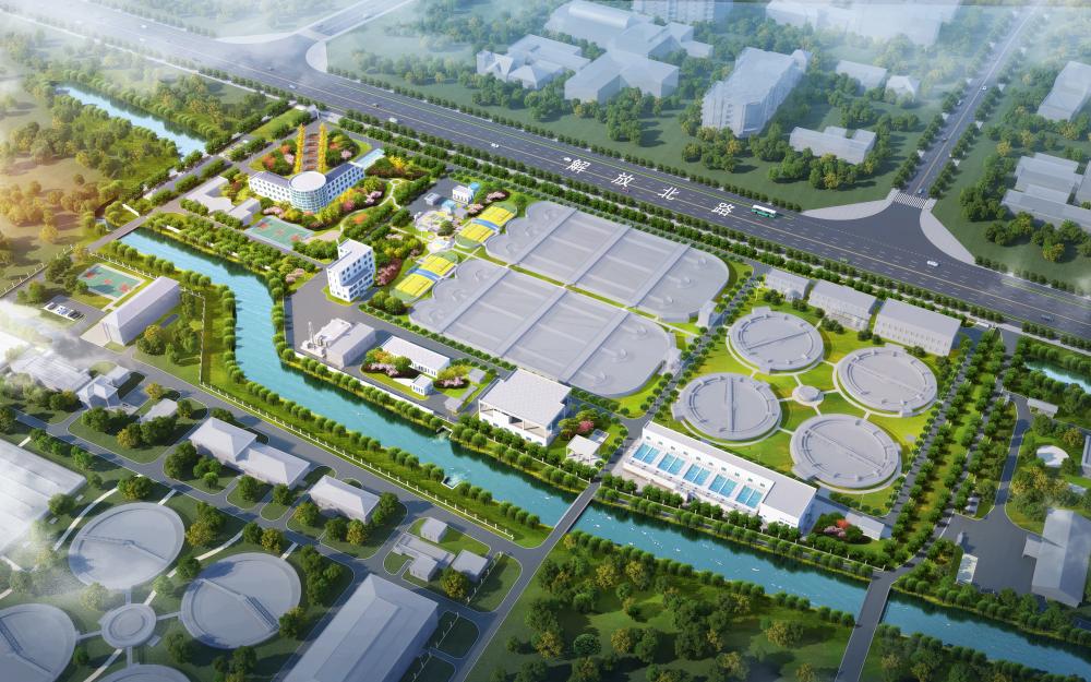 城北污水处理厂一期提标改造工程规划方案批前公示_六安市自然资源和规划局
